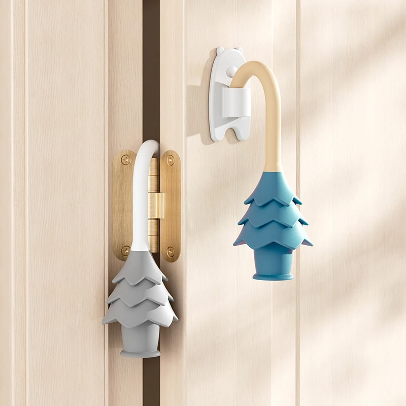 Child Safety Anti-Pinch Hand Door Lock Clamp Hanging Door Stopper Card Type - Prevents Closing for Extra Security