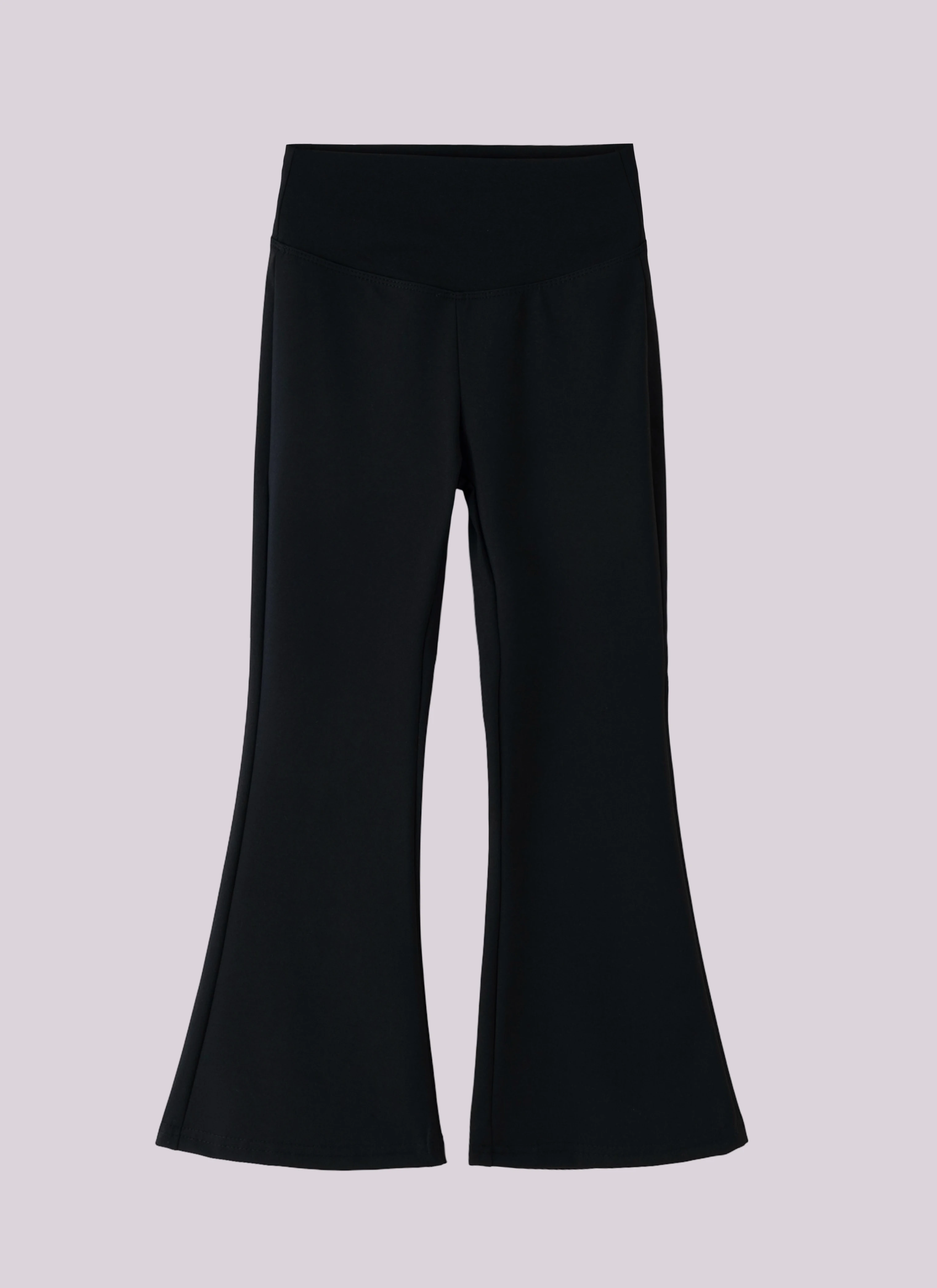 Girls Flared Pants High Waist Yoga Leggings Teenagers Stretch Elastic Waistband Kids Sportswear Trousers Autumn Spring