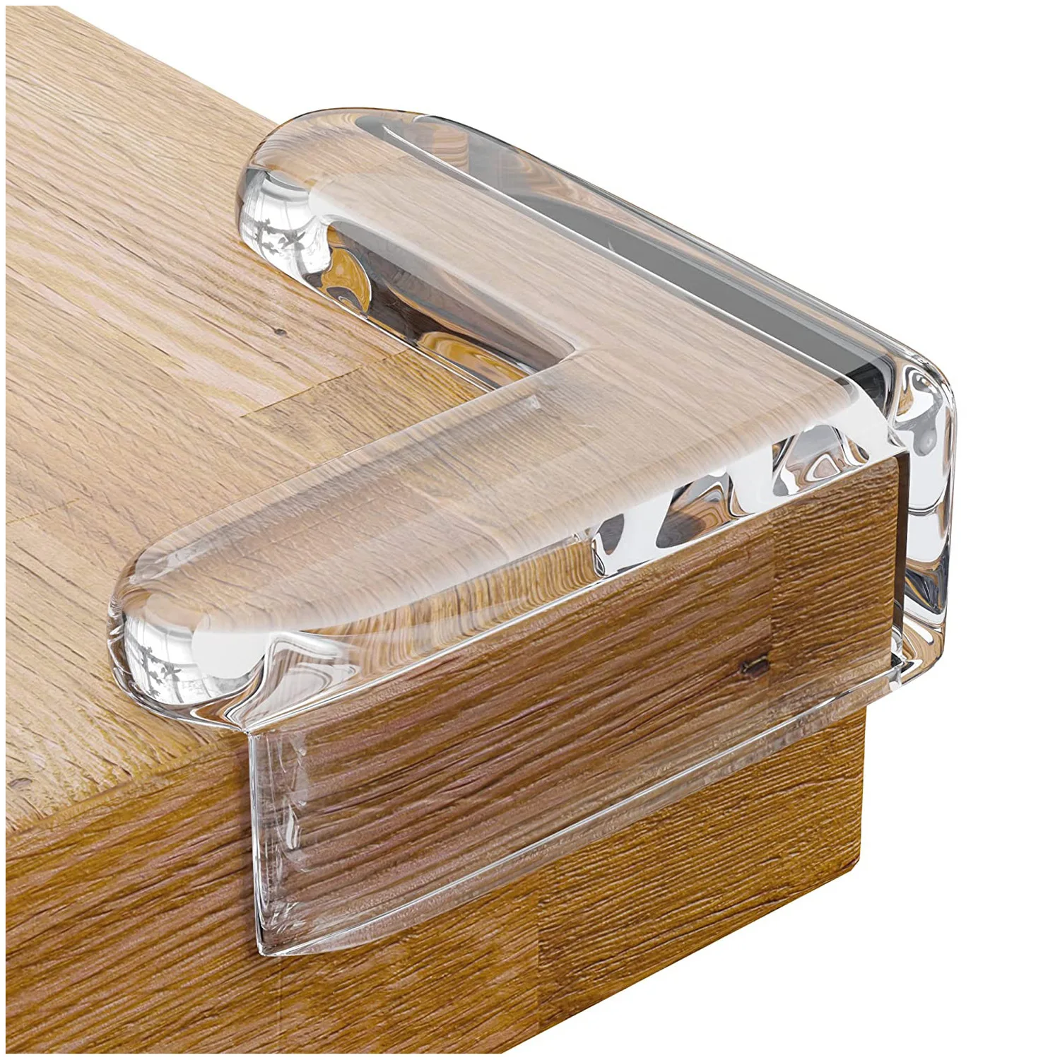 4/8/12pcs Transparent Silicone Corner Protector Set, Safe Edge Guards for Power Outlets and Table Corners