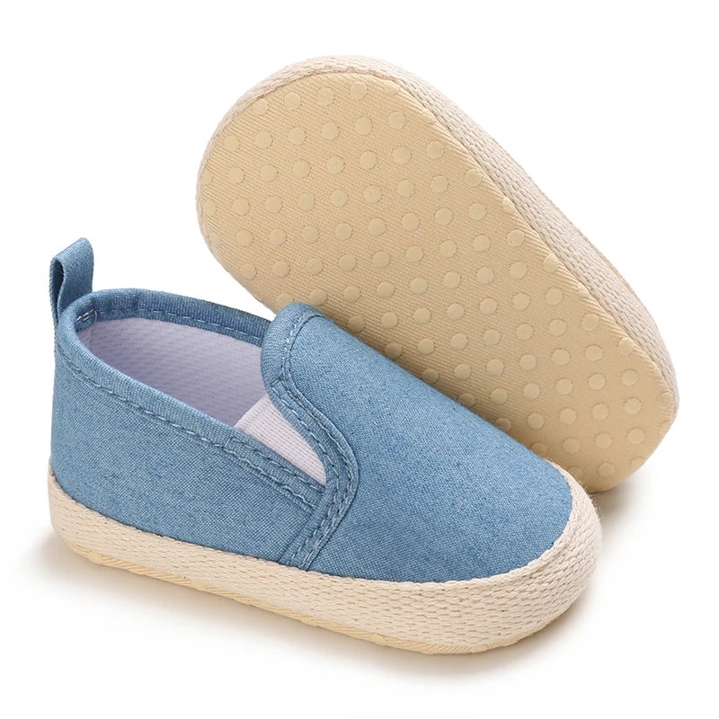 2025 New Baby Canvas Sneakers Anti-slip Soft Plaid Baby Boy Girl Shoes Newborns First Walkers Infant Baby Unisex Casual Shoes