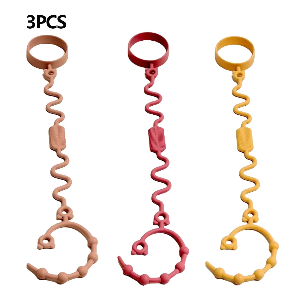 Pieces Baby Silicone Bottle Drop Chain Pacifier Loss Prevention Rope Water Mug Drop Prevention Lanyard Baby Teether Toy Drop