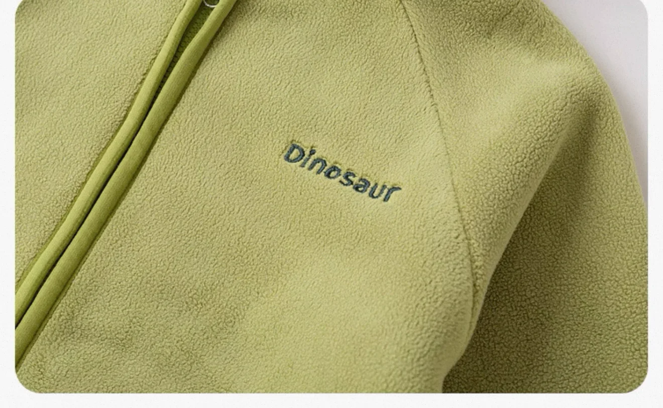 2026 Kids Winter Coat Thickened Fleece Jacket Cartoon Animal Hooded Outerwear for Boys Girls Warm Winter Children Clothing
