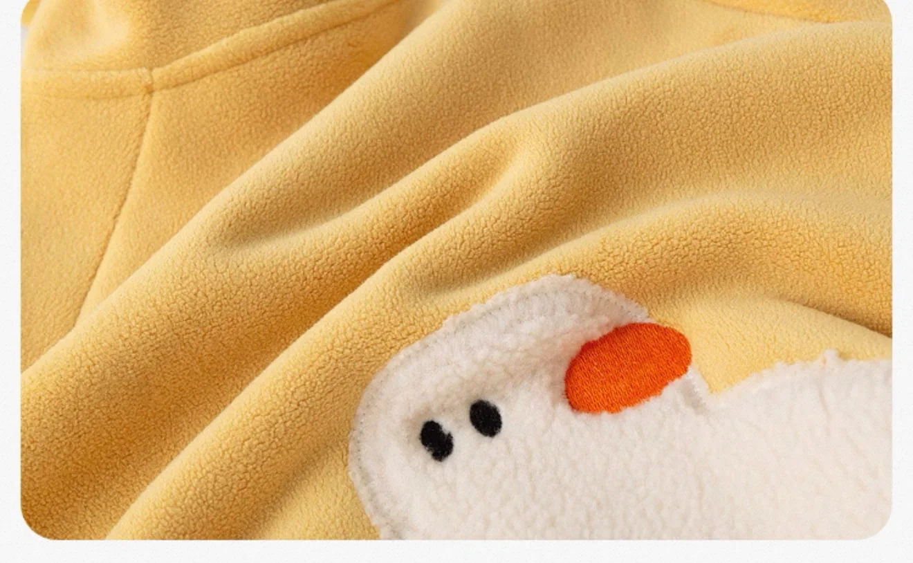 2026 Kids Winter Coat Thickened Fleece Jacket Cartoon Animal Hooded Outerwear for Boys Girls Warm Winter Children Clothing