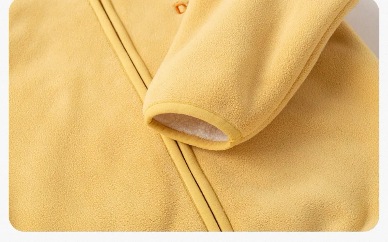 2026 Kids Winter Coat Thickened Fleece Jacket Cartoon Animal Hooded Outerwear for Boys Girls Warm Winter Children Clothing