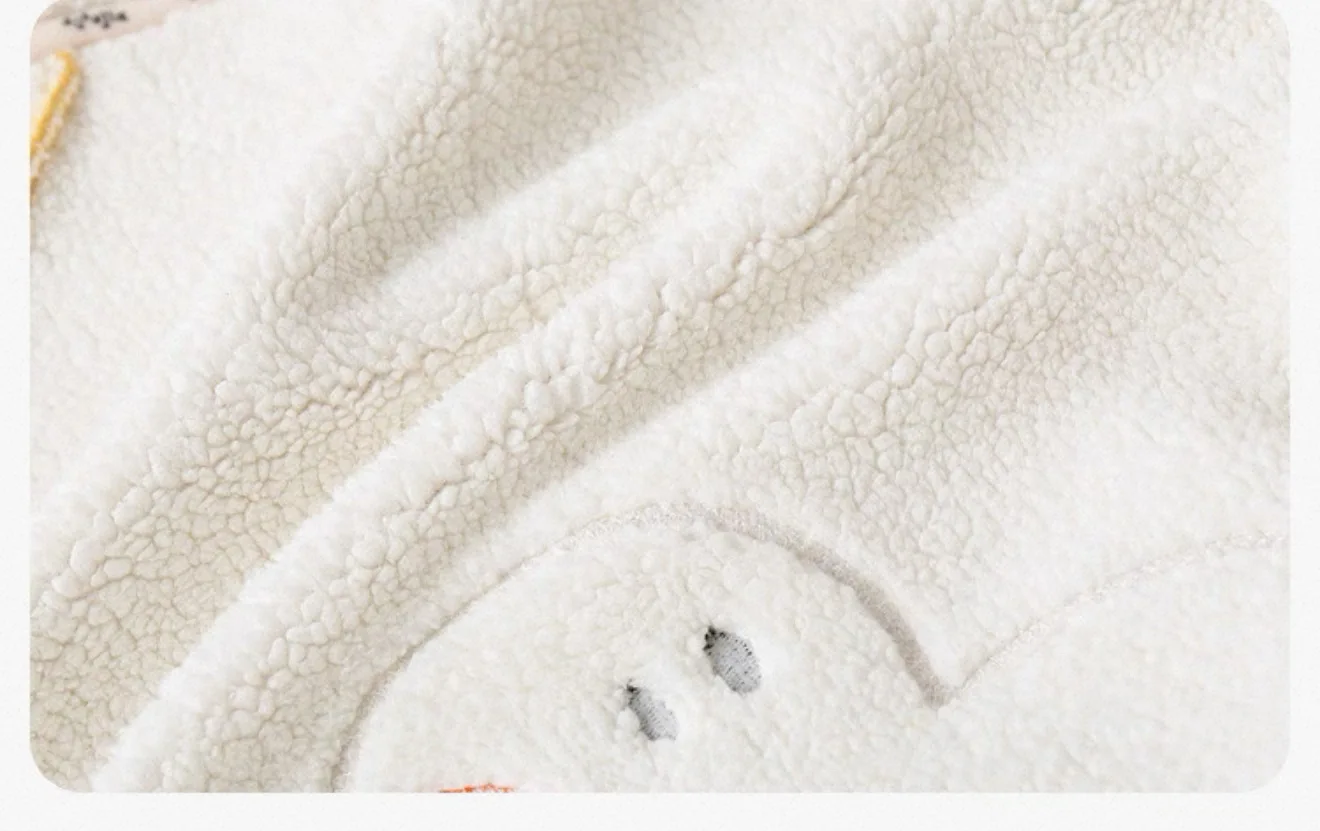 2026 Kids Winter Coat Thickened Fleece Jacket Cartoon Animal Hooded Outerwear for Boys Girls Warm Winter Children Clothing