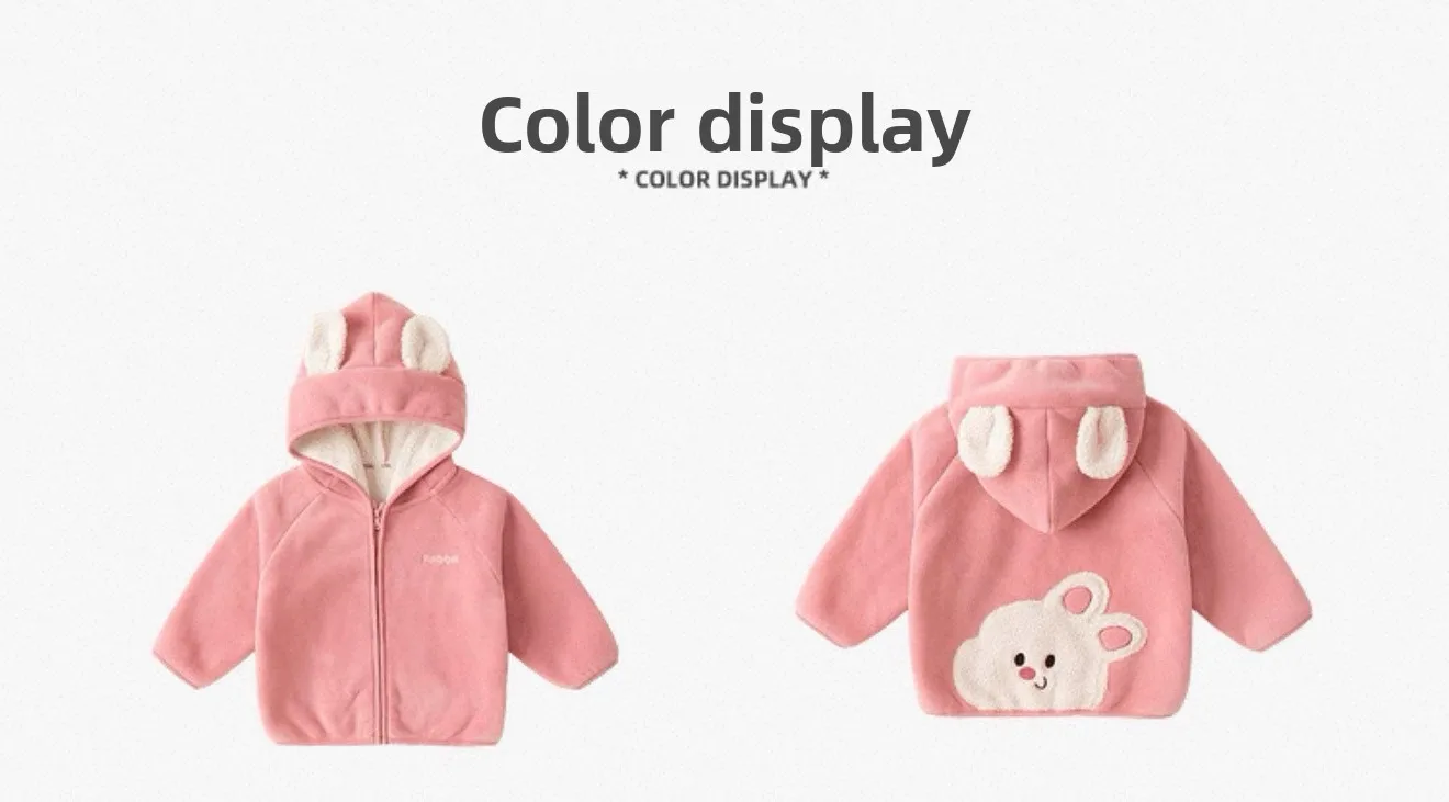 2026 Kids Winter Coat Thickened Fleece Jacket Cartoon Animal Hooded Outerwear for Boys Girls Warm Winter Children Clothing