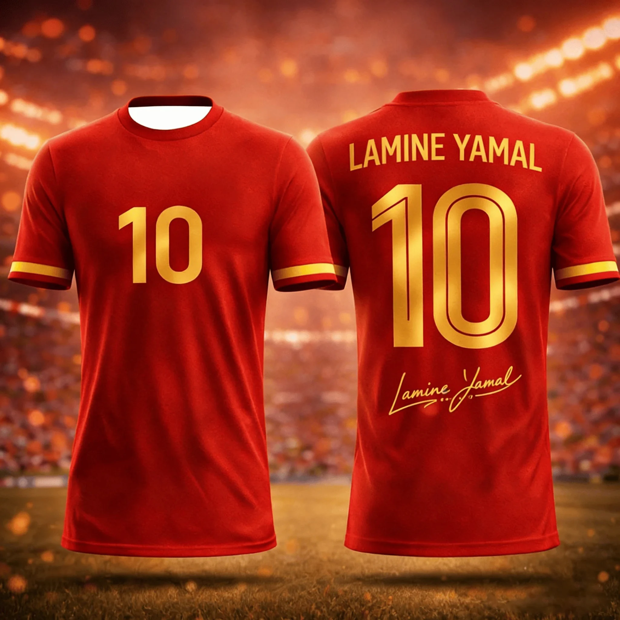 Barcelona Jersey 10 Lamine Yamal Tops Men T Shirt Women Tee Boys Top Children Parent Child Quick Dry Short Sleeves Kids Tshirt