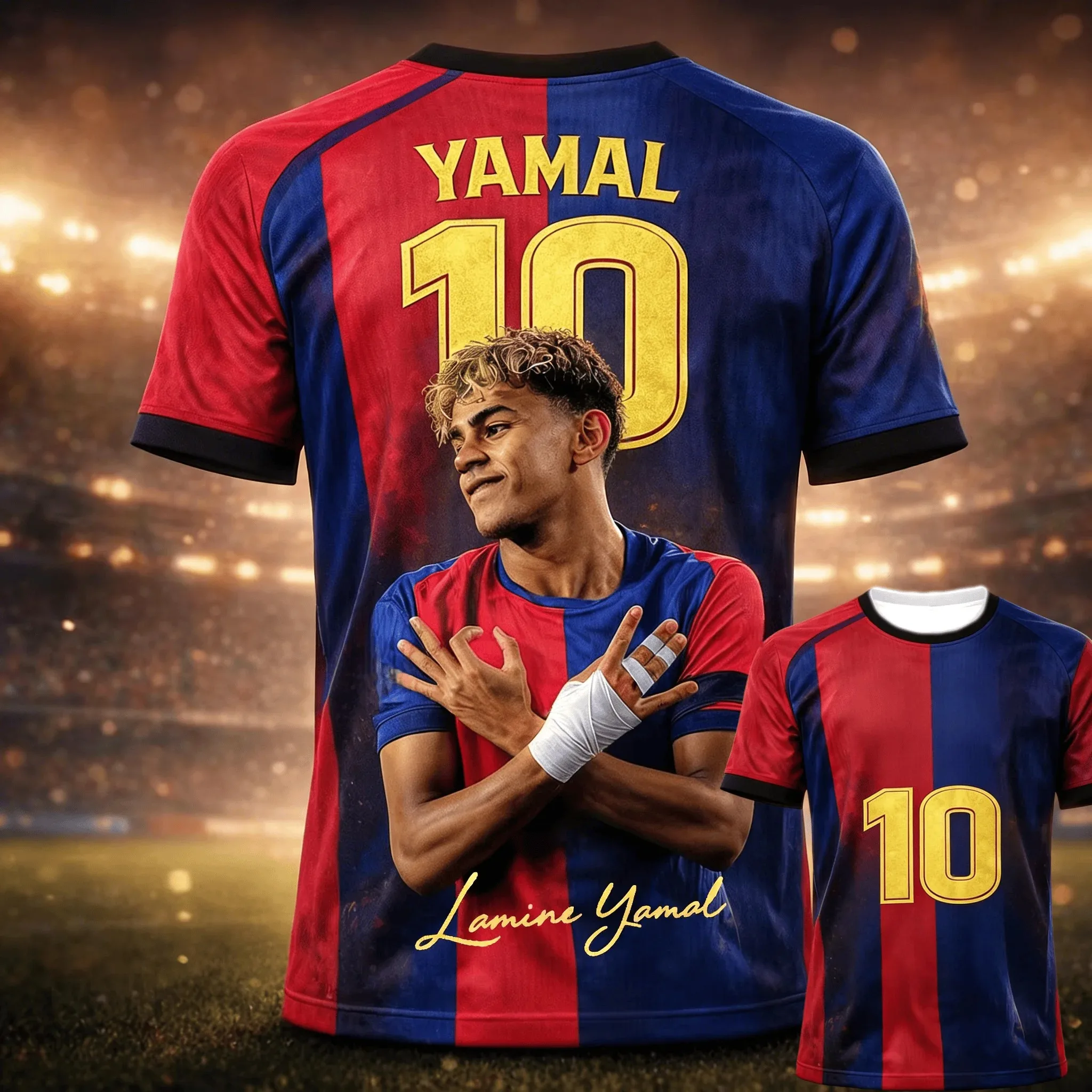 Barcelona Jersey 10 Lamine Yamal Tops Men T Shirt Women Tee Boys Top Children Parent Child Quick Dry Short Sleeves Kids Tshirt