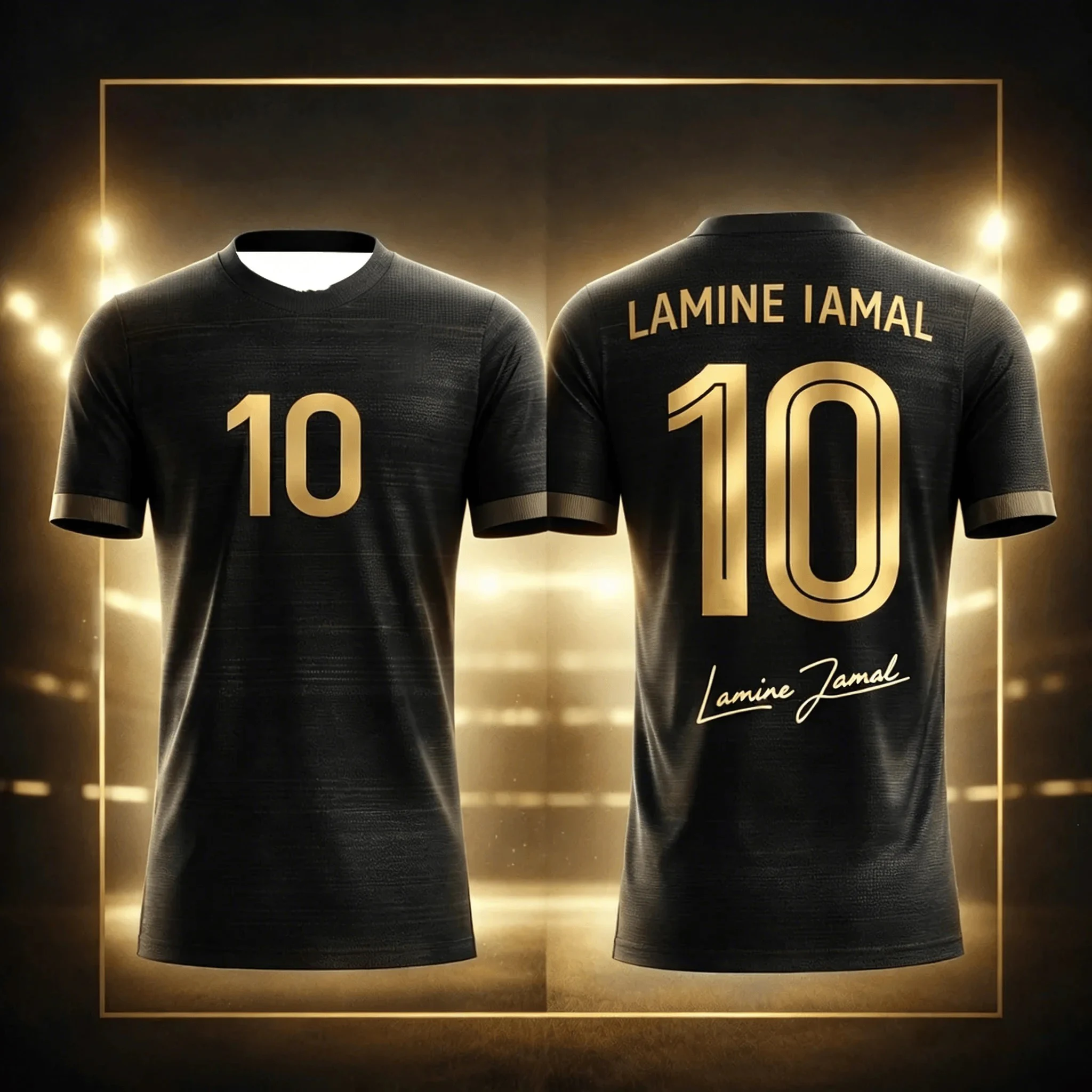 Barcelona Jersey 10 Lamine Yamal Tops Men T Shirt Women Tee Boys Top Children Parent Child Quick Dry Short Sleeves Kids Tshirt