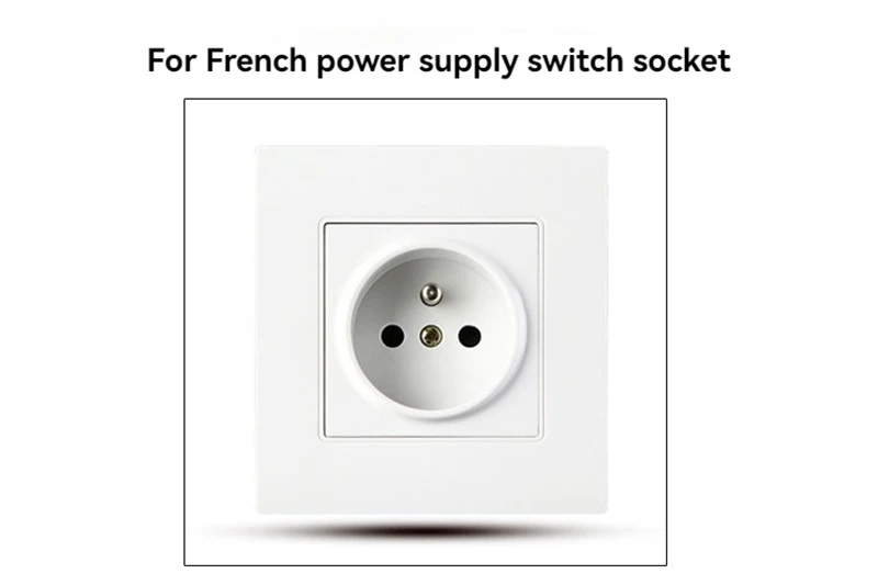 Baby Anti Electric Shock Safety Power Supply Protection Cover Child Power Supply Safety Cover French Socket Protection Cover