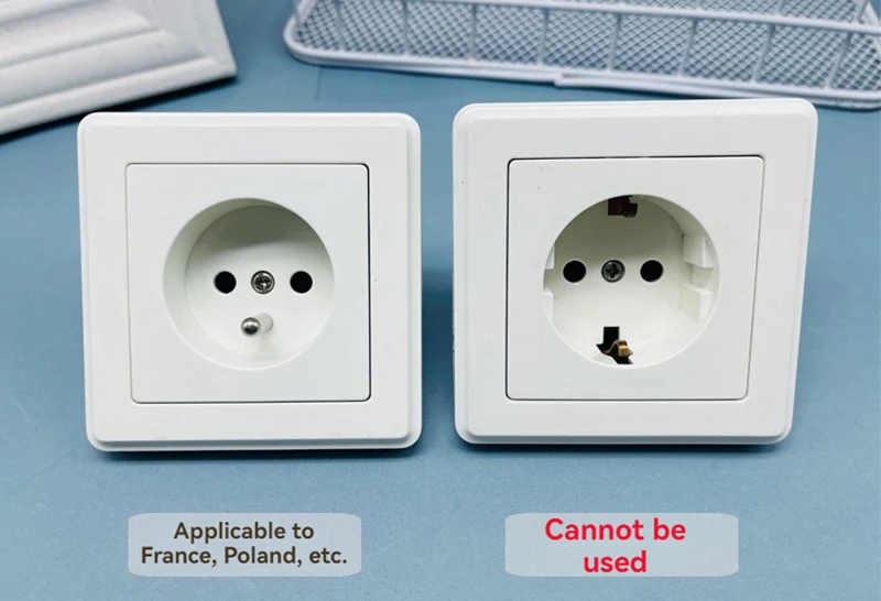 Baby Anti Electric Shock Safety Power Supply Protection Cover Child Power Supply Safety Cover French Socket Protection Cover