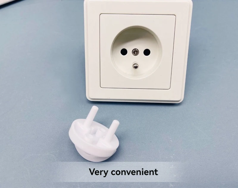 Baby Anti Electric Shock Safety Power Supply Protection Cover Child Power Supply Safety Cover French Socket Protection Cover