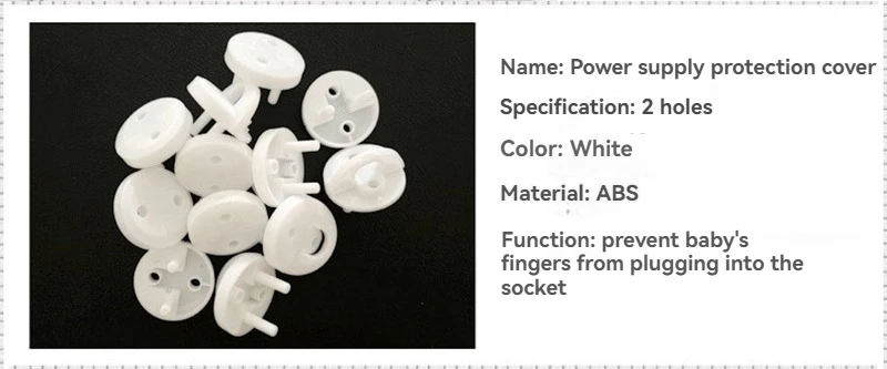 Baby Anti Electric Shock Safety Power Supply Protection Cover Child Power Supply Safety Cover French Socket Protection Cover