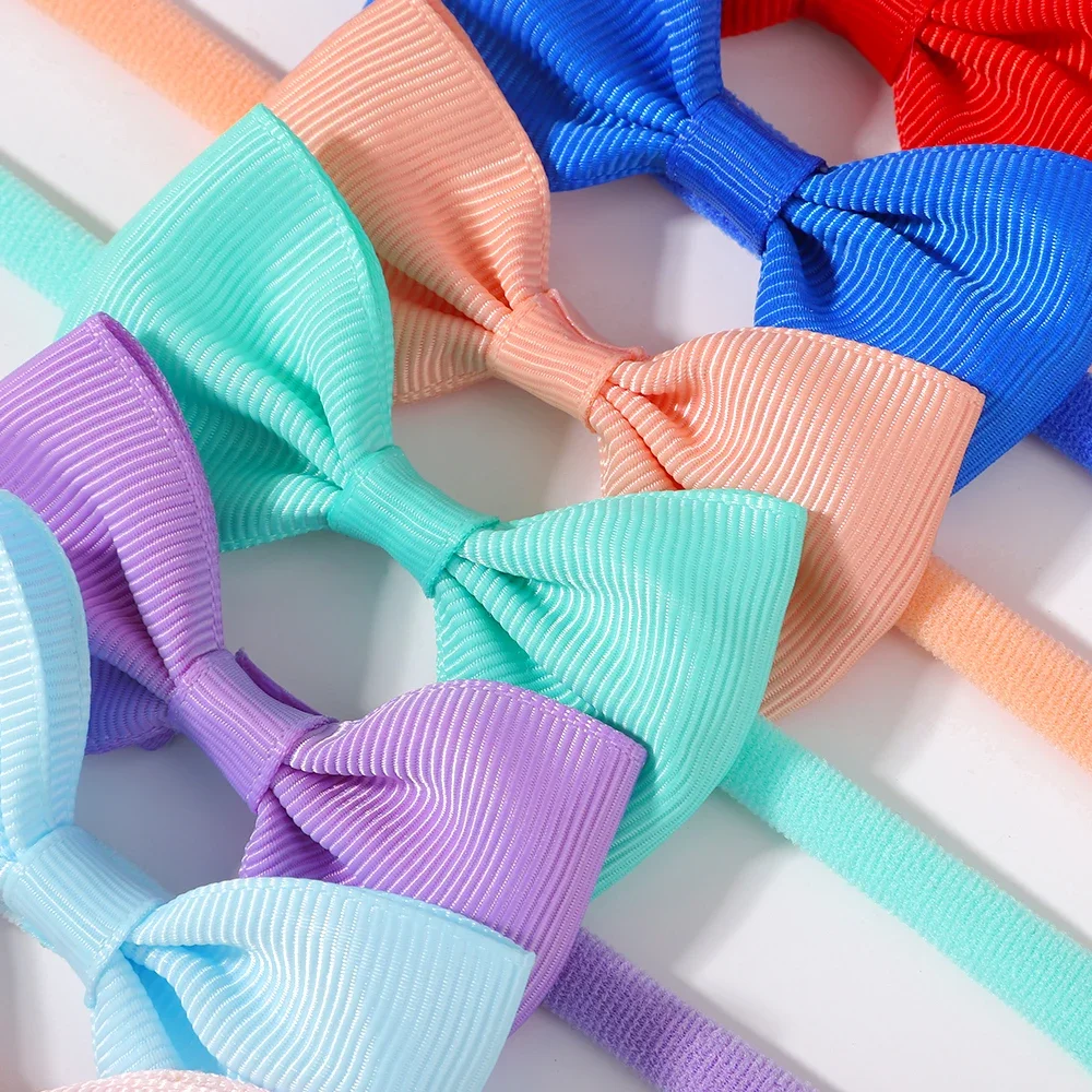 15Pcs/Set Cute Soft Bowknot Headband for Baby Girls Elastic Flower Bows Hairband Infant Toddler Kids Headwear Hair Accessories