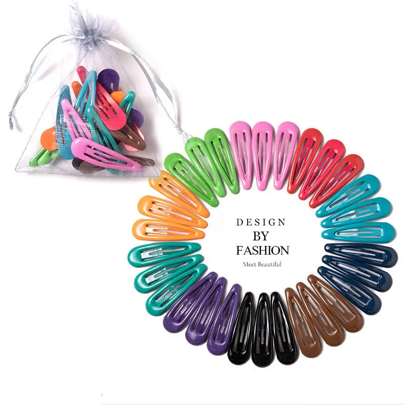 40PCS to 10PCS Hair Clips Girls Cute Candy color Hair Accessories Candy Color Style Hair Clips Toddler Hair Wear Headdress