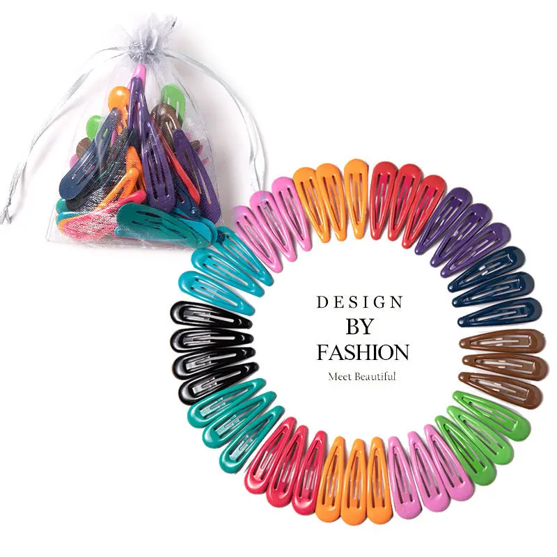 40PCS to 10PCS Hair Clips Girls Cute Candy color Hair Accessories Candy Color Style Hair Clips Toddler Hair Wear Headdress