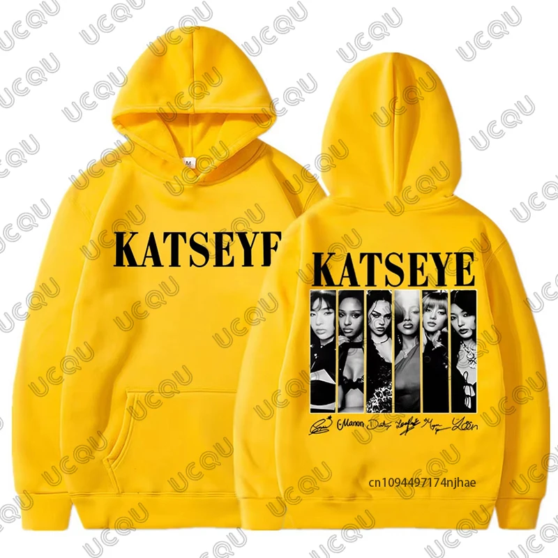2026 Hot Sale Kpop Katseye Print Hoodies For Children Spring Autumn Long Sleeve Sweatshirt Casual Streetwear Kids/Adult Tops