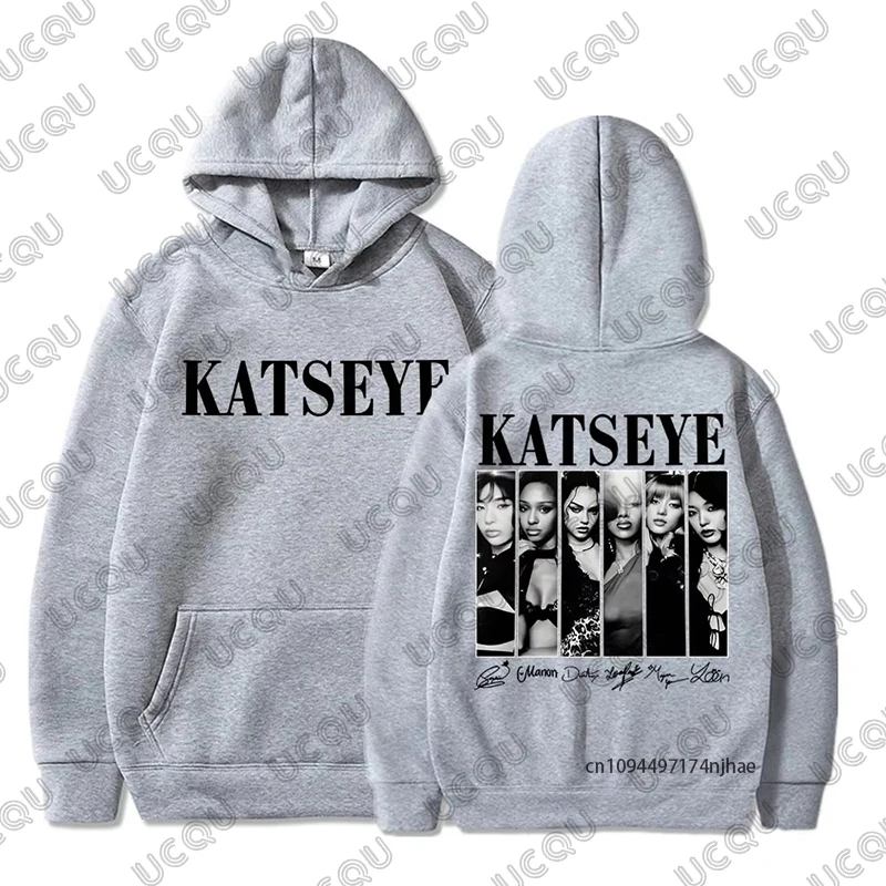 2026 Hot Sale Kpop Katseye Print Hoodies For Children Spring Autumn Long Sleeve Sweatshirt Casual Streetwear Kids/Adult Tops