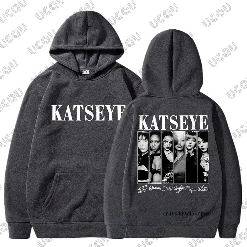 2026 Hot Sale Kpop Katseye Print Hoodies For Children Spring Autumn Long Sleeve Sweatshirt Casual Streetwear Kids/Adult Tops