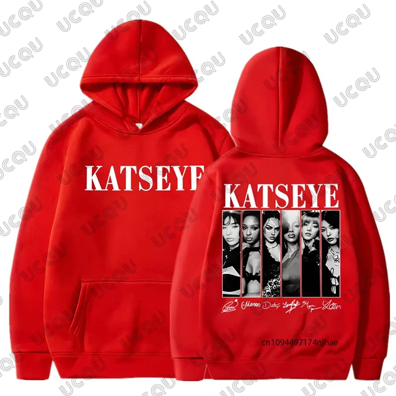 2026 Hot Sale Kpop Katseye Print Hoodies For Children Spring Autumn Long Sleeve Sweatshirt Casual Streetwear Kids/Adult Tops