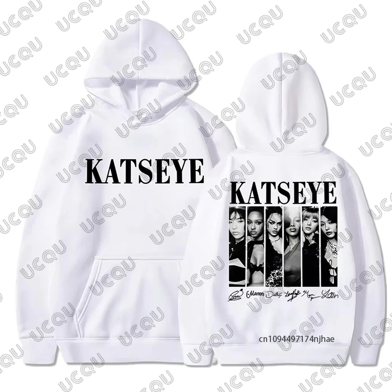 2026 Hot Sale Kpop Katseye Print Hoodies For Children Spring Autumn Long Sleeve Sweatshirt Casual Streetwear Kids/Adult Tops