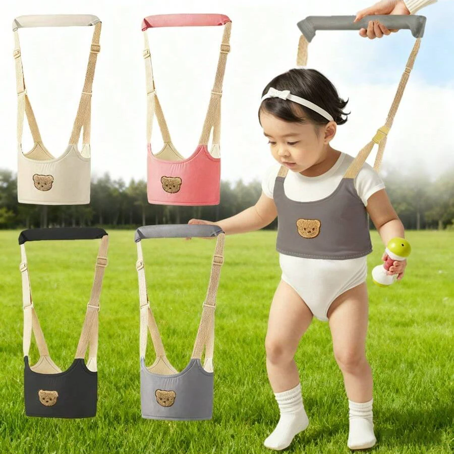 1Pc Baby Cartoon Walking Safety Harness, Suitable for Babies Aged 6-36 Months - Hand-Held Baby Walking Harness - Adjustable Toddler Walking Aid - Safety Harness for Learning to Stand and Walk, the Perfect Gift for Your Baby!