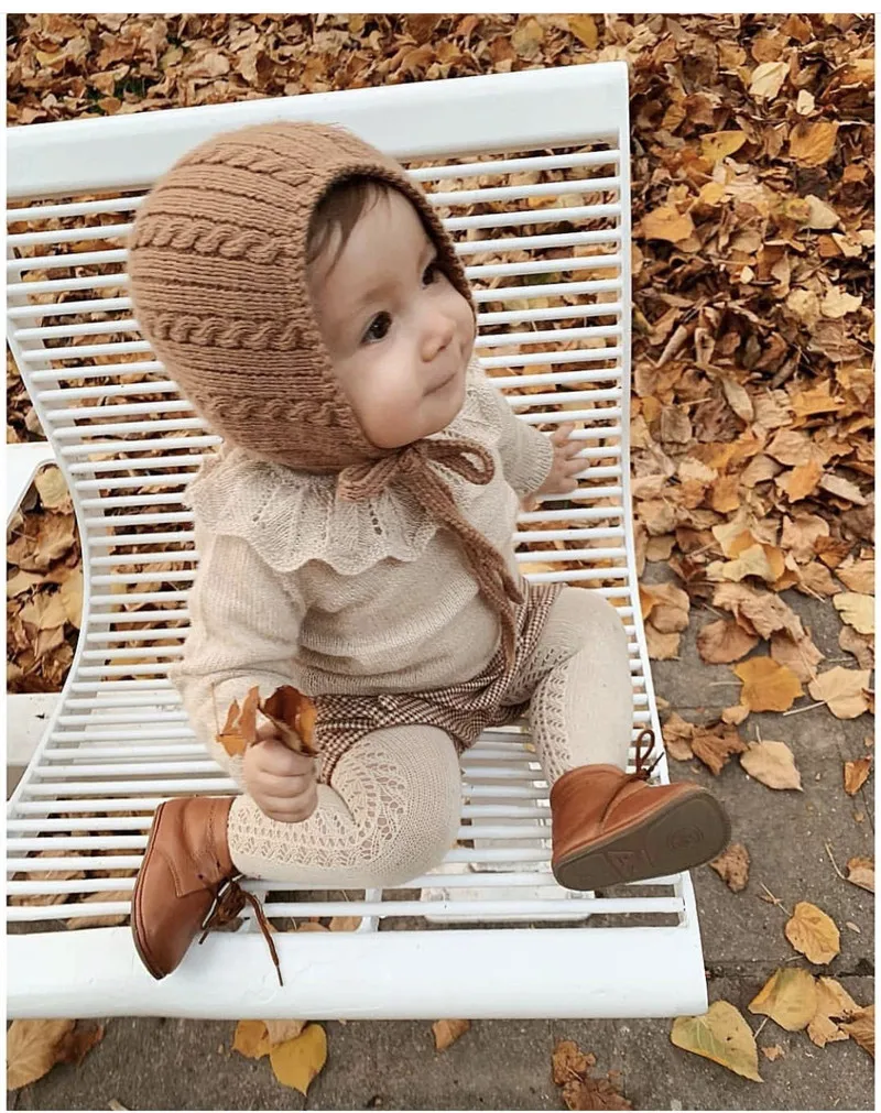 Baby Boys Girls Tights Autumn Cotton Kids Toddler Stockings Breathable Solid Cute Infant Hollow Princess Pantyhose For 0-6Yrs