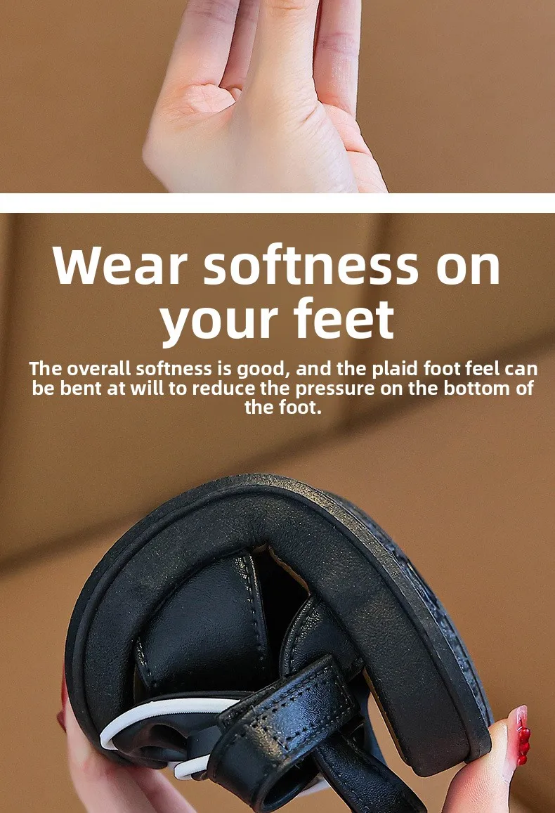 New Fashionable Girls Sandals Summer Bow Princess Sandals 3-14 Years Old Students Children Outside Wearing Versatile Sandals