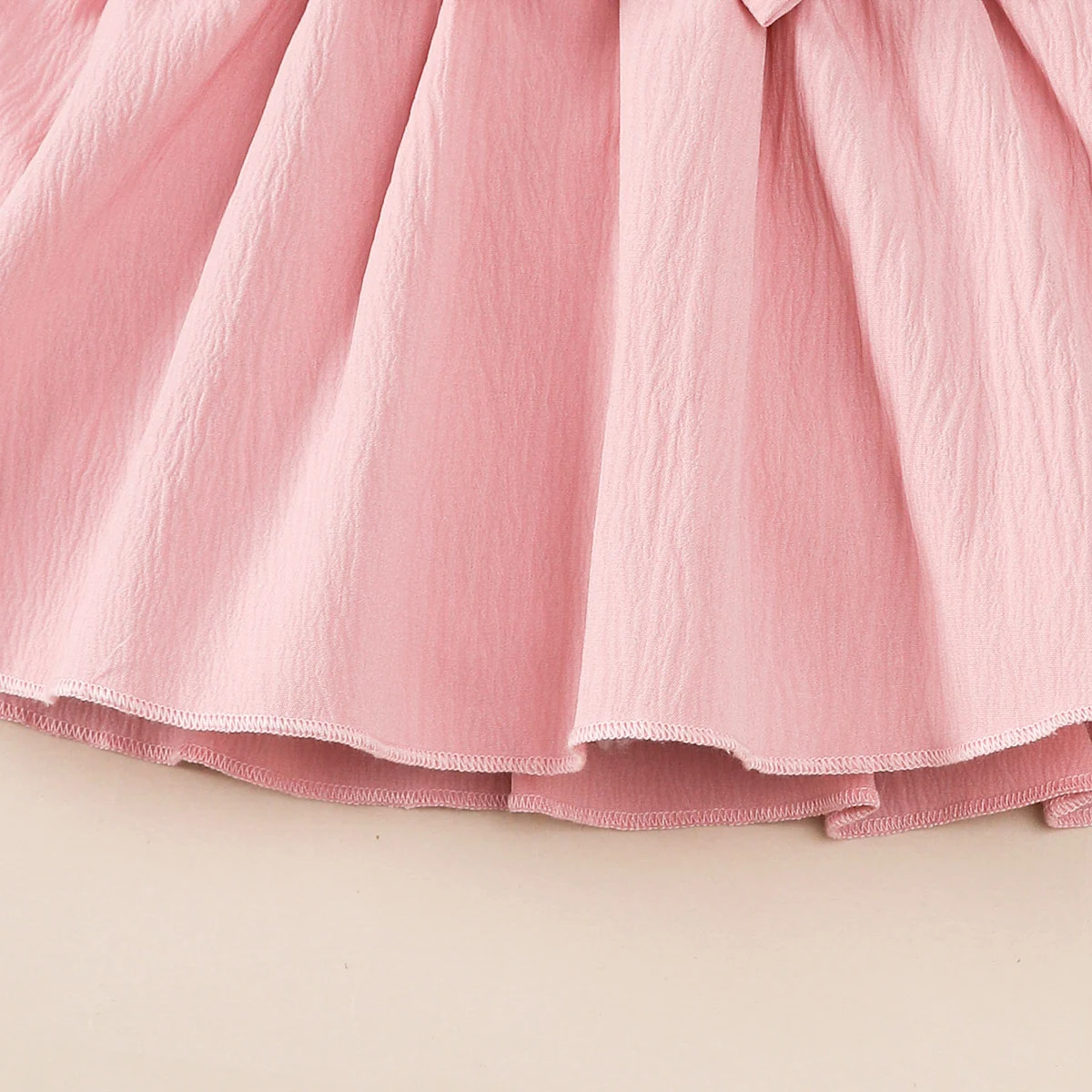 Baby Girl Autumn Dress Ruffled Edges and Bow, Long-Sleeved Dress+Headband for 0-18 Months Cute Baby Girl Holiday Party Costume