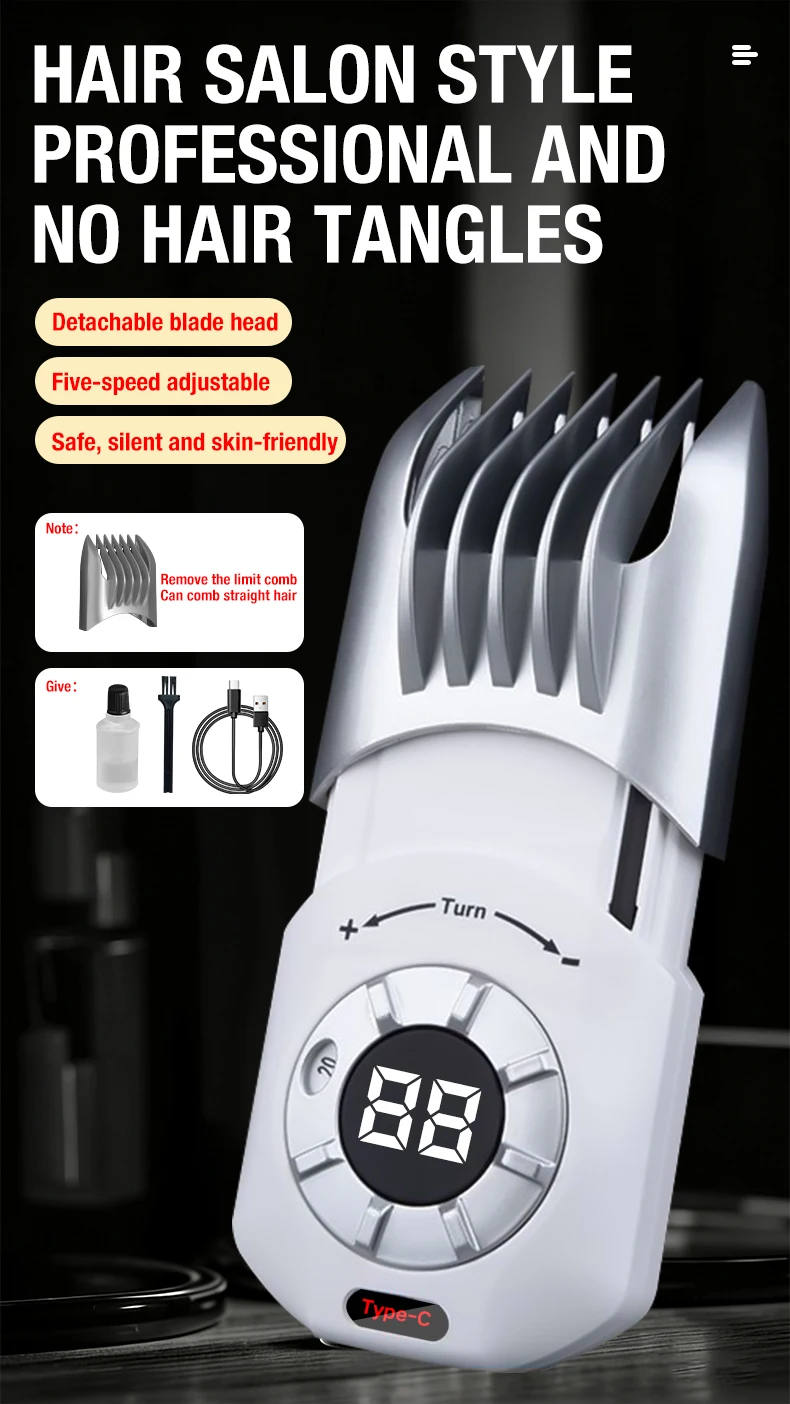 Hair Clipper, Electric Push Clipper, Household, Children's, Adult Style, Electric Push, Electric Shaver Hair Salon