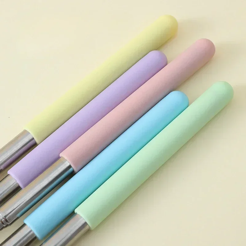 Colorful Finger Reading Sticks Stainless Steel Pointer Parent-Child Finger Reading Sticks Telescopic Rod Kids Teaching Tool