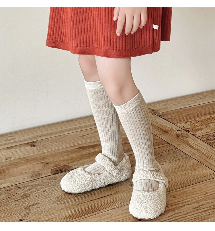 Children's Socks For Girls Boys Casual Kids Student Stockings Cotton Spring Autumn Baby Long Calf Child Sock College Style 3-12Y
