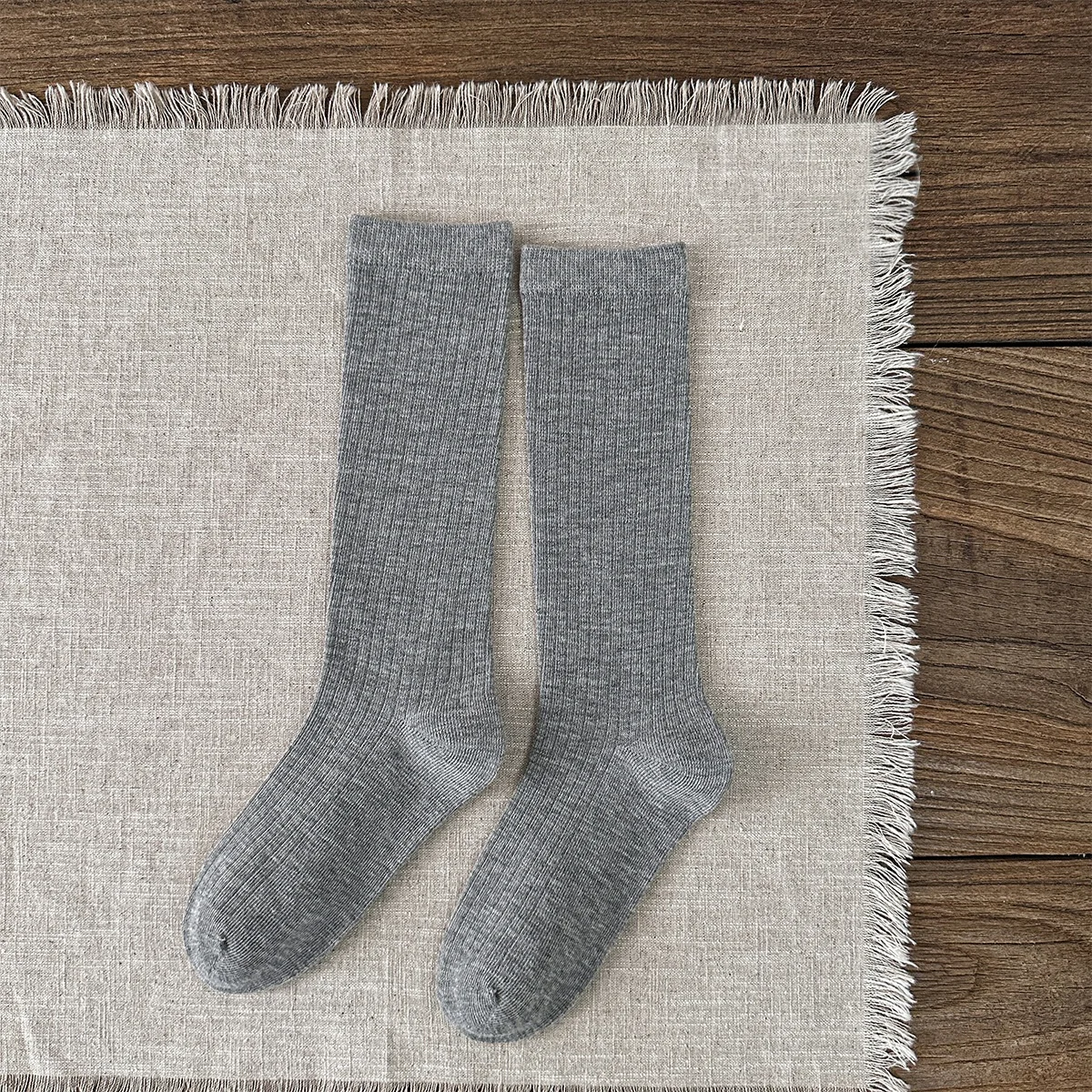 Children's Socks For Girls Boys Casual Kids Student Stockings Cotton Spring Autumn Baby Long Calf Child Sock College Style 3-12Y