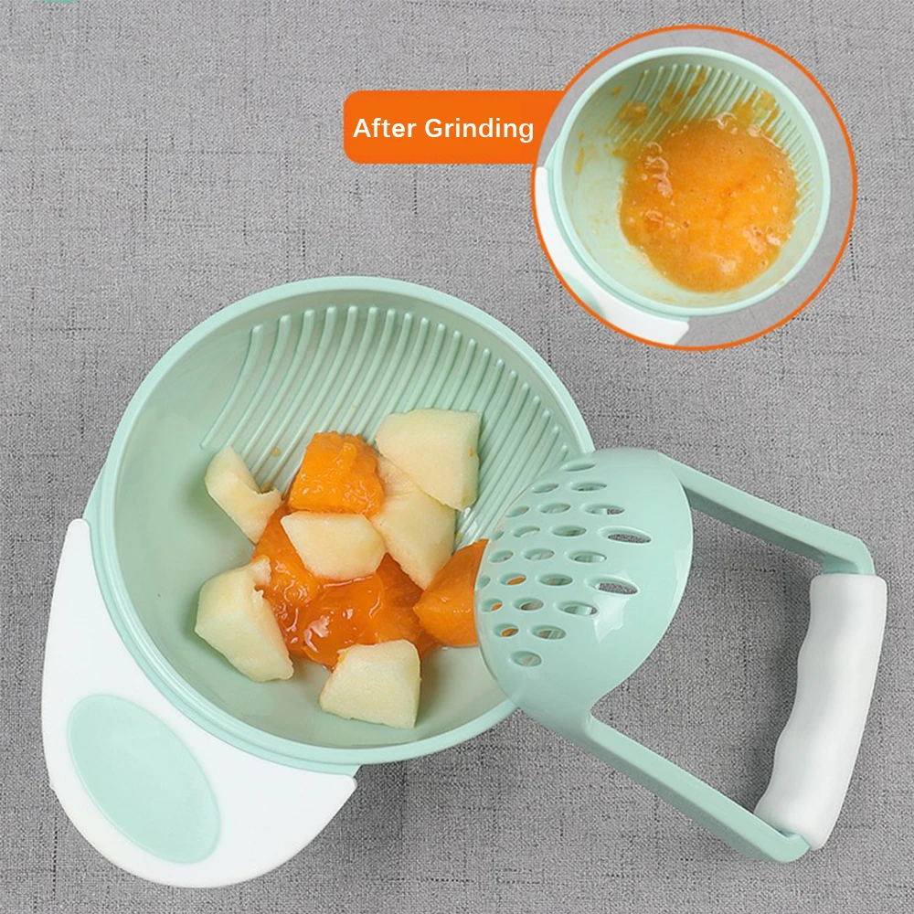Baby supplementary food grinding bowl baby manual grinder children's fruit cooking supplementary food tool set