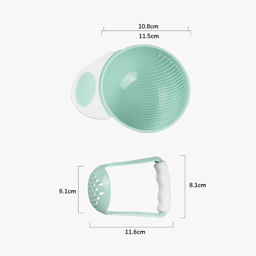Baby supplementary food grinding bowl baby manual grinder children's fruit cooking supplementary food tool set
