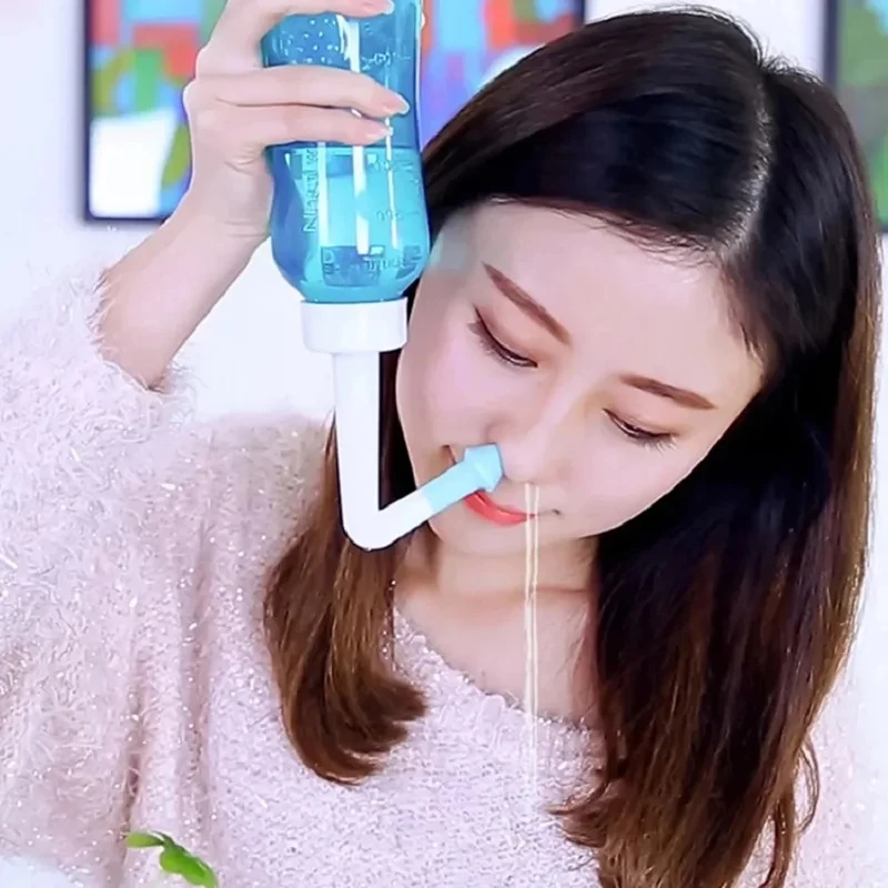300ml 500ml Nasal wash bottle Nasal irrigator cleaner Waterpulse Rinse nose Neti Pot Avoid Allergic Rhinitis Sinusitis