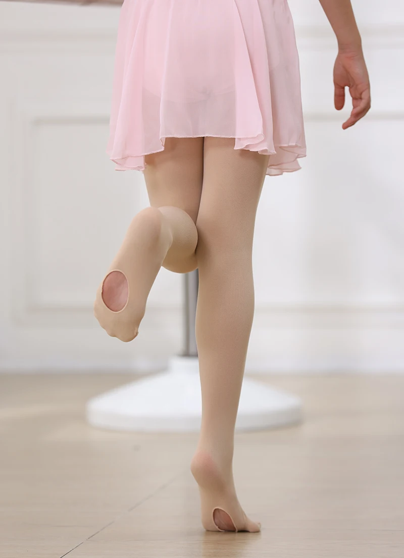 Princess Baby Girls Ballet Tights High Elasticity Dance Pantyhose With Hole Spring Autumn Women Infant Kids Student Stockings