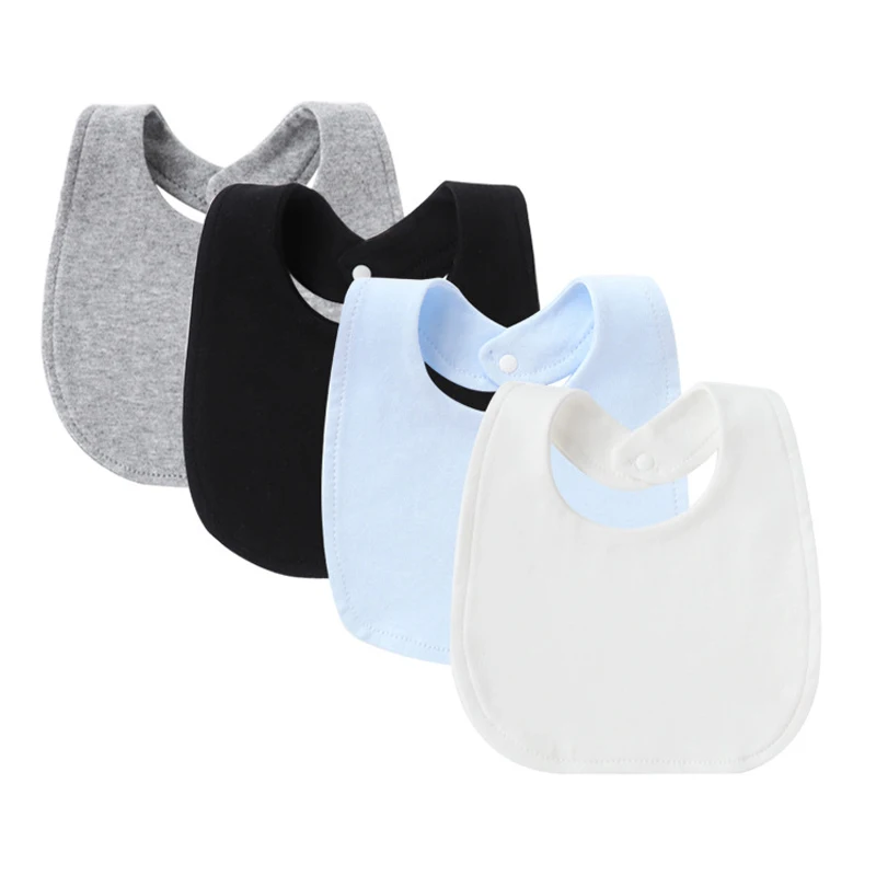 4Pcs Baby Bibs Burp Clothes Cartoon Newborn Saliva Towels for Girls Boys Cotton Kids Apron Infant Accessories Toddler Bibs Set