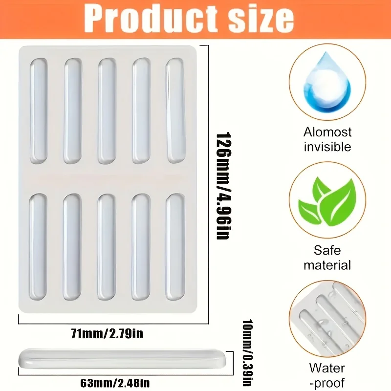 Anti-collision Stickers Household Door Handle Silicone Pad Wall Anti-collision Bumper Door Stop Mute Bar Table Corner Protector
