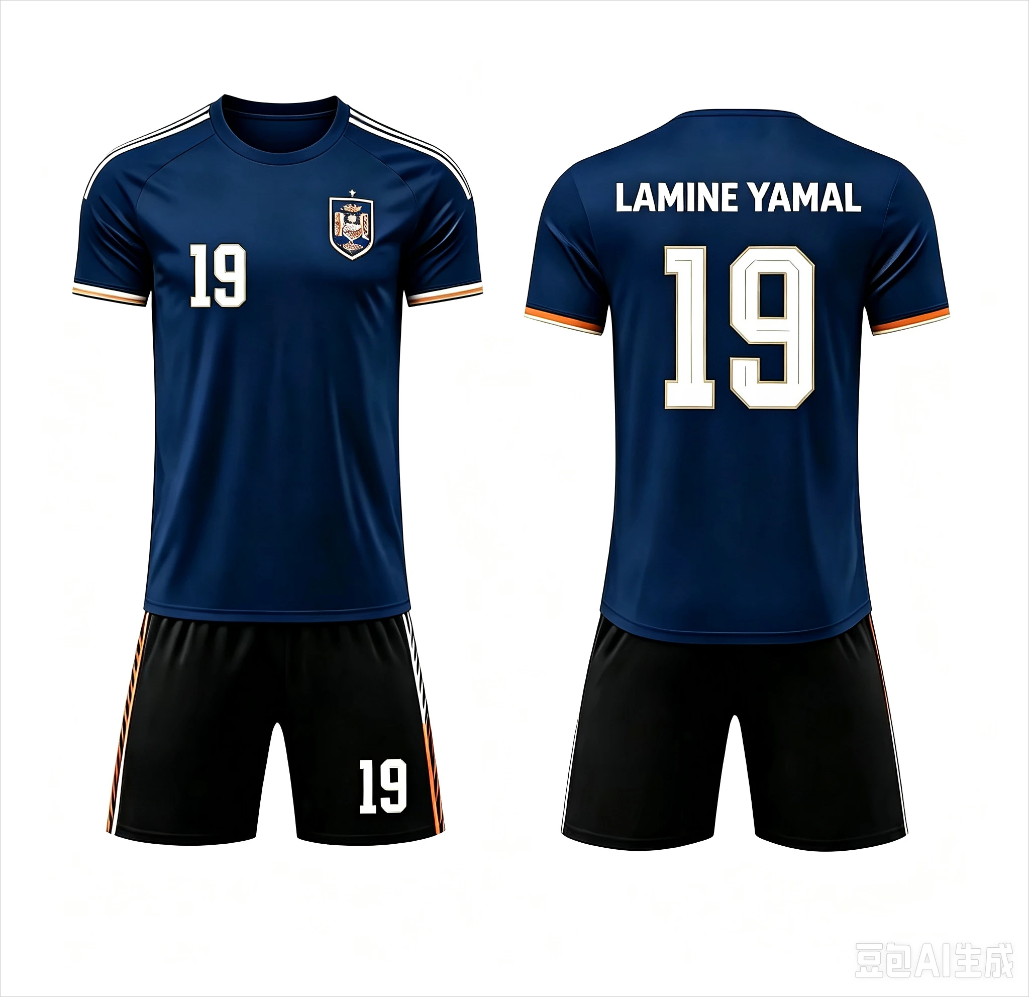 2026 Special Yamal 19 Football Jersey Tee & Shorts Set, Single Top Available,Spain Fans 2‑Piece Outfit Summer for Men Women Kids