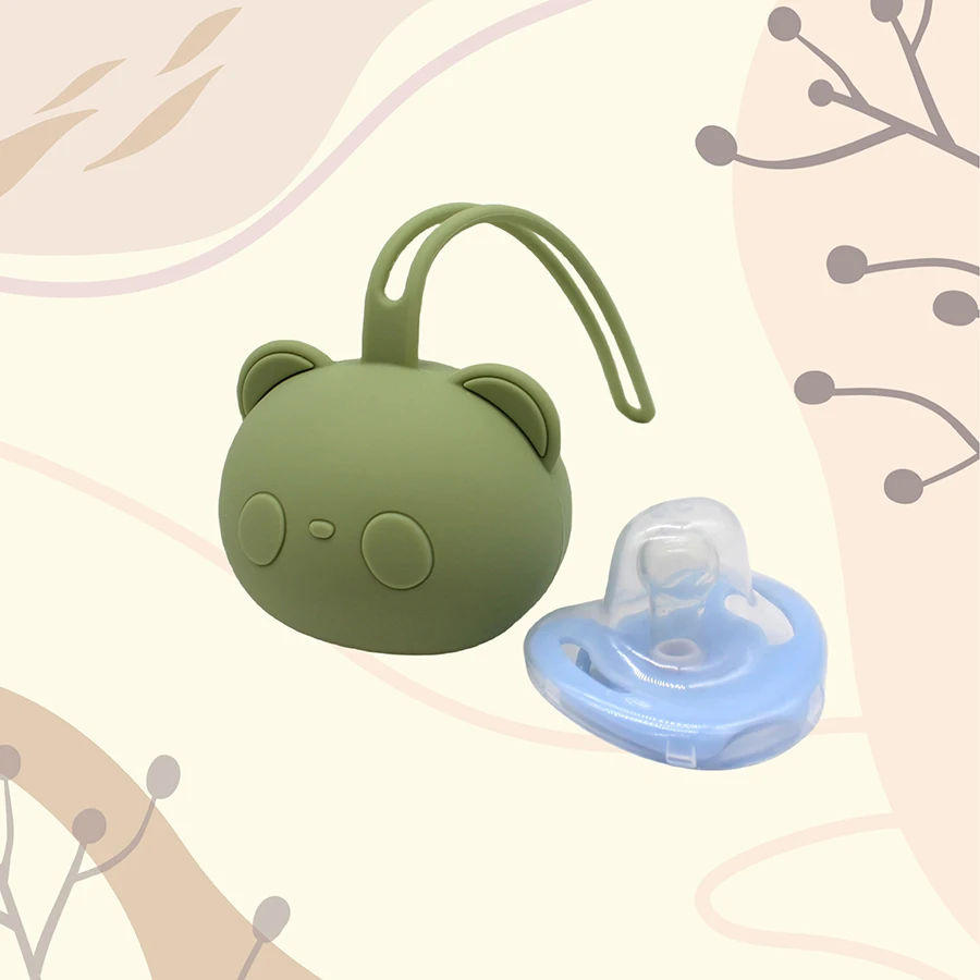 Silicone Pacifier Pouch / Pacifier Case / Coin Pouch Silicone Material Suitable for Children's Storage Use