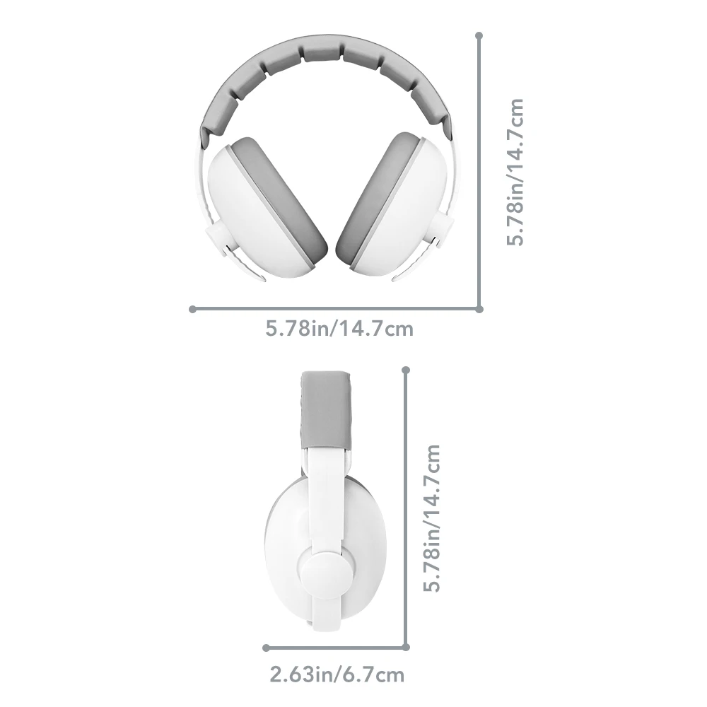1pc Baby Ear Protection Anti-Noise Earmuffs Headphones for Sleep & Travel Ear Protection with Stretchable Design
