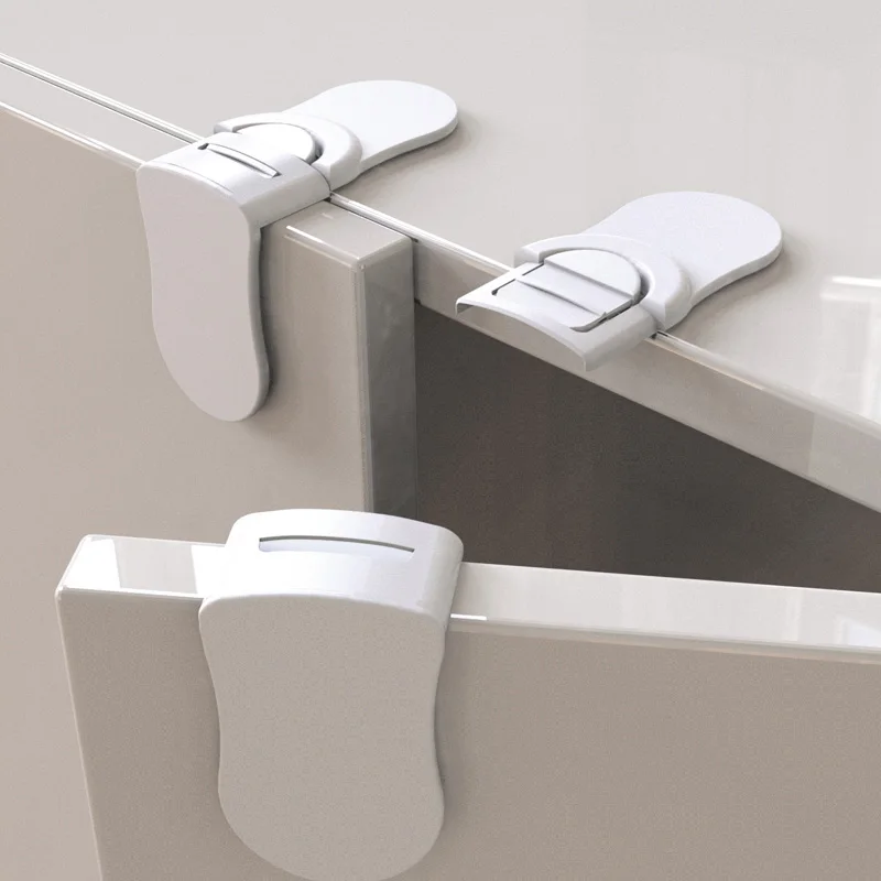 Kids Safety Locker Home Security Protection Door Drawer Lock for Children Refrigerator Cabinet Locks for Baby Safe Care 1/3/5Pcs