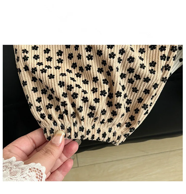 Dot Mid Waist Harem Children Trousers 1pcs Boy Girl Winter Autumn Corduroy Kids Pants