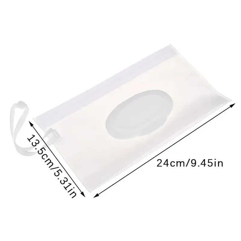 Baby Wet Wipe Pouch EVA Portable Transparent Holder Case Flip Cover Reusable Refillable Tissue Wipes Pouch Useful Tissue Box