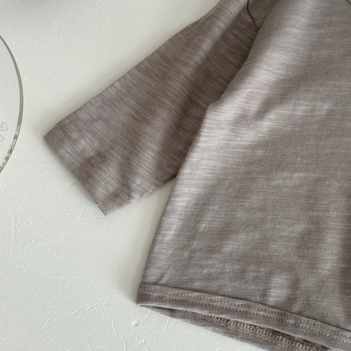 Spring/Autumn Baby T-shirt Pure Cotton Infant Girls Solid Color Tee Loose Thin Comfortable Toddler Cothes Boys Tops 0-3Y