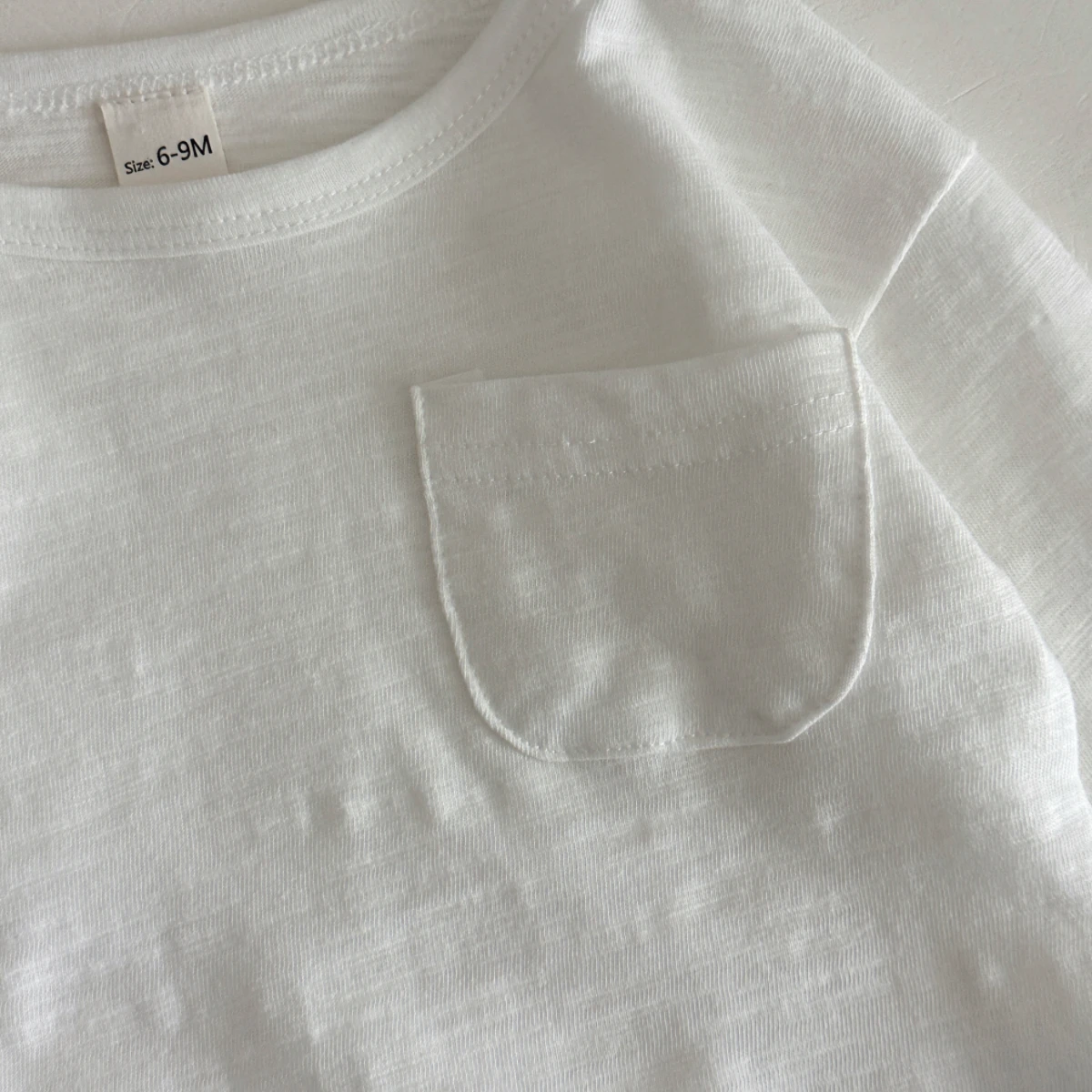 Spring/Autumn Baby T-shirt Pure Cotton Infant Girls Solid Color Tee Loose Thin Comfortable Toddler Cothes Boys Tops 0-3Y