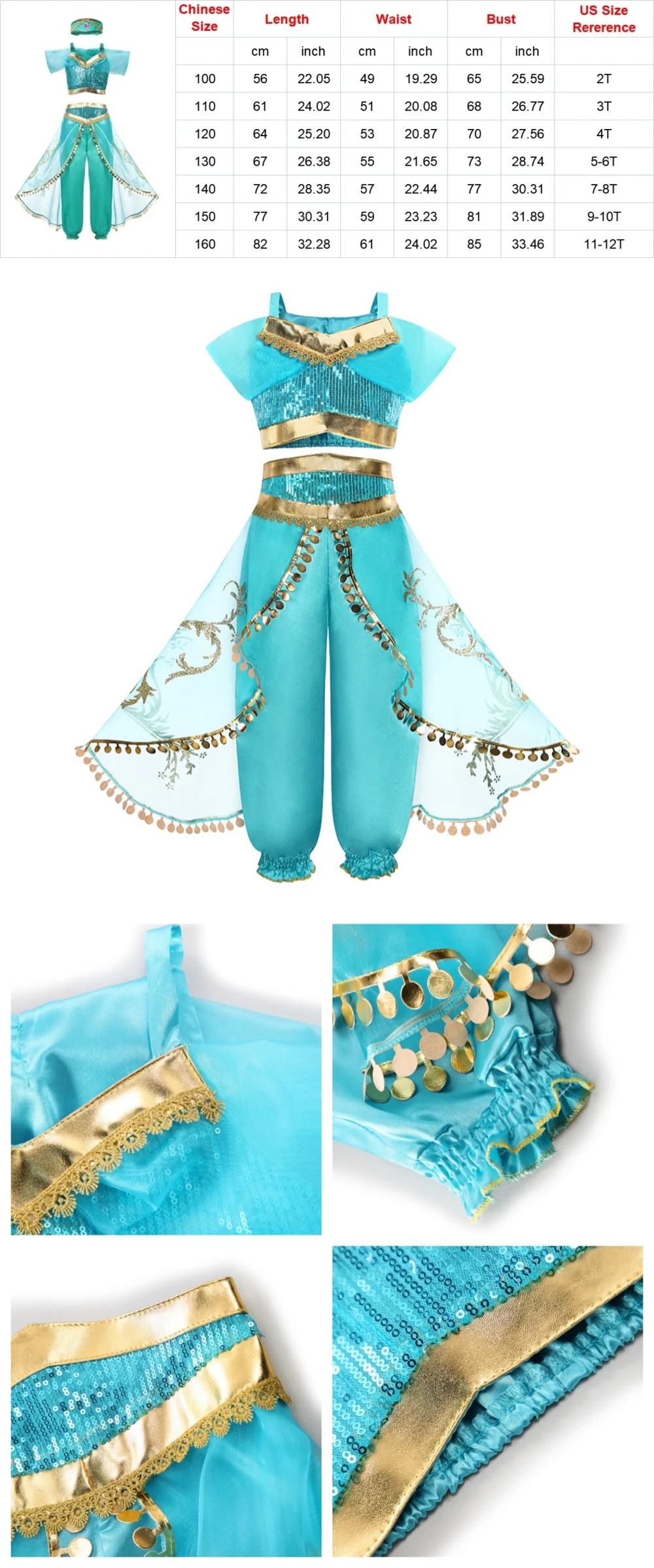 Princess Dress Collection Cinderella Snow White Aurora Rapunzel for Girls Halloween Birthday Cosplay Costume Kids 2-8Y Vestido