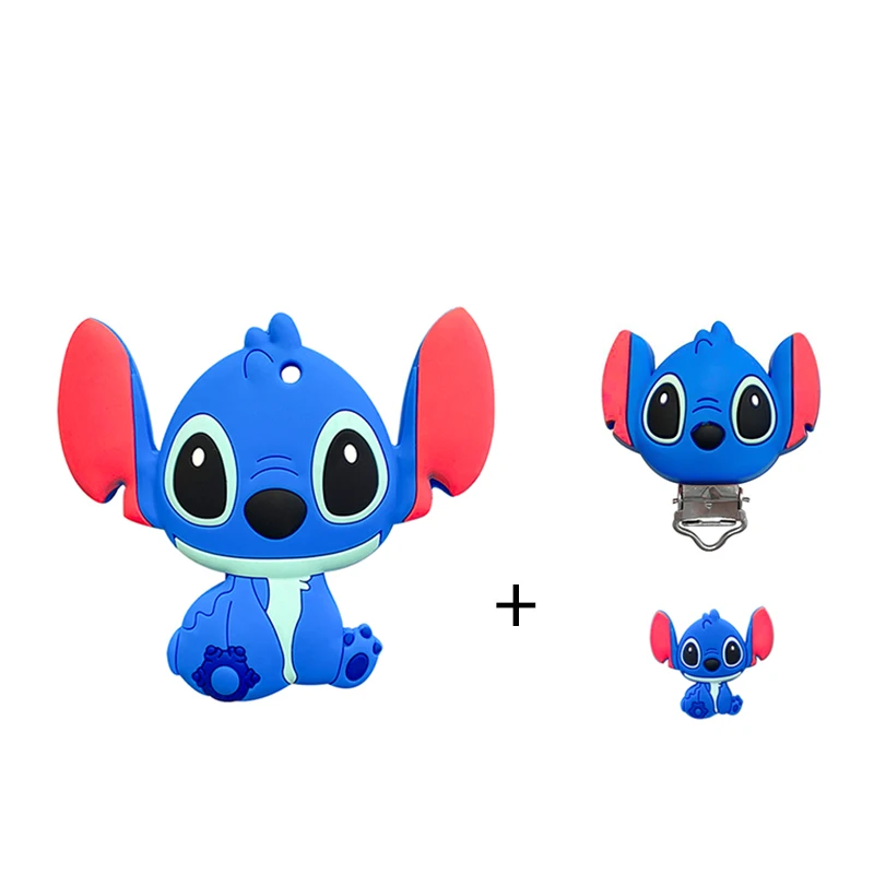 3pcs/set Silicone Cartoon Teether Nipple Clip Beads DIY Pacifier Chain Clips Beads Present Jewelry Accessories