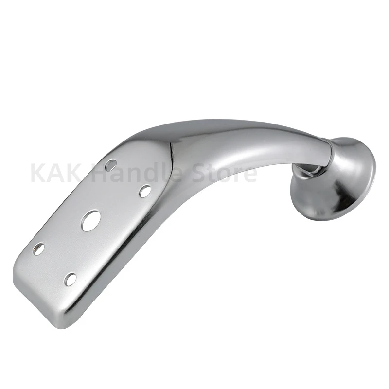 KAK 4pcs Bright Chrome Furniture Leg Metal Table Feet Sofa Bed Legs Replacement Manicure Pillow Feet Furniture Hardware